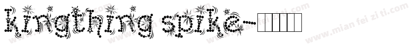 kingthing spike字体转换